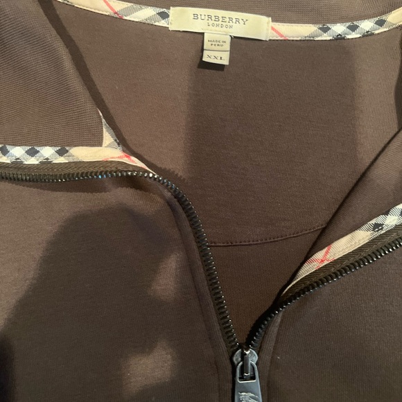 Men’s Burberry half zip pullover sweater - Picture 3 of 7